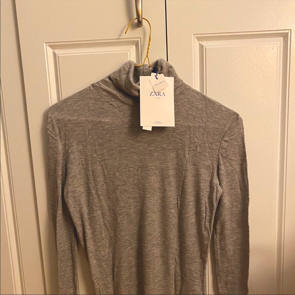 NEW Zara Wool Blend Turtleneck